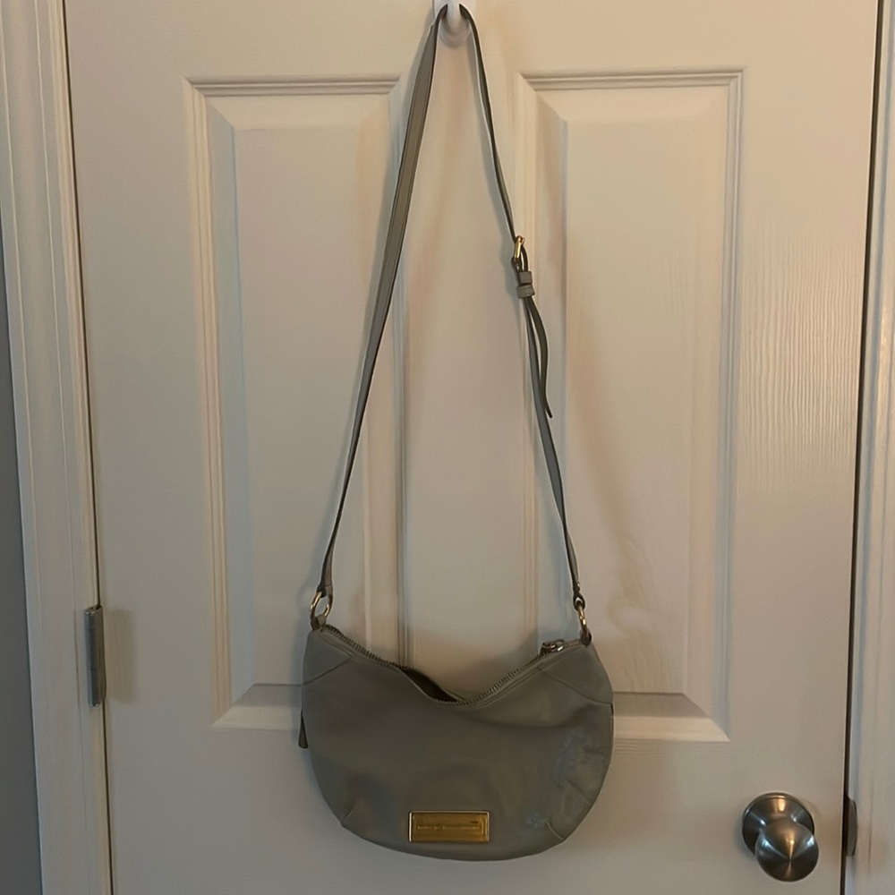 Marc Jacobs light gray/blue crossbody